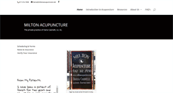 Desktop Screenshot of miltonacupuncture.net
